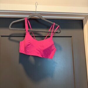 Hot pink Like a Cloud Sports bra